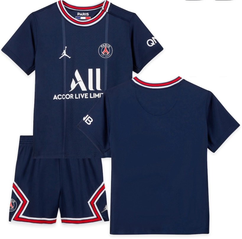 Kit infantil I PSG 2021 2022 Air Jordan oficial